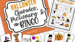 Family Halloween Games: Charades, Pictionary, and BINGO