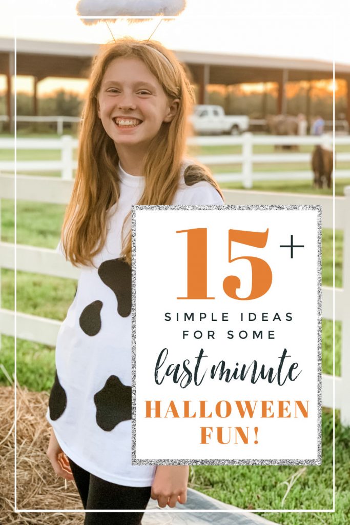 Simple and Easy Ideas for some Last Minute Halloween Family Fun