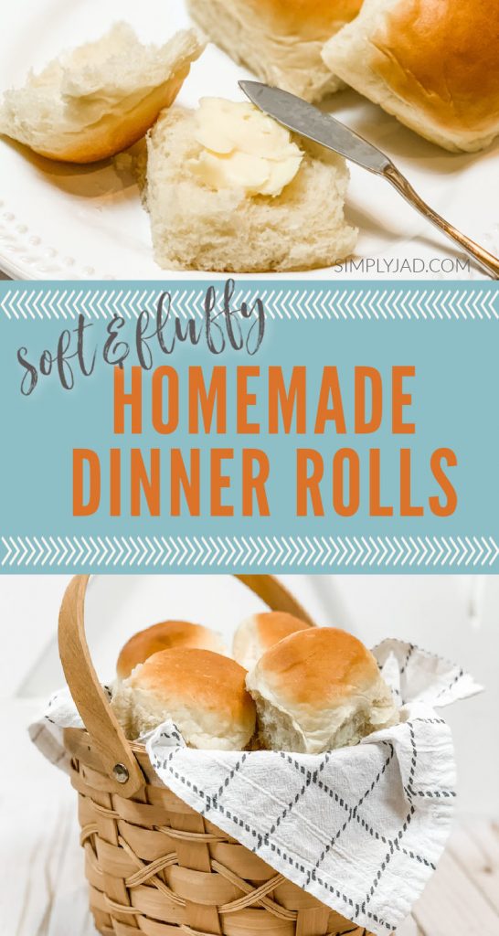 perfectly soft and fluffy homemade dinner rolls