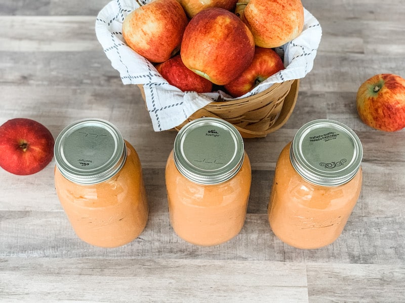 how to can homemade applesauce