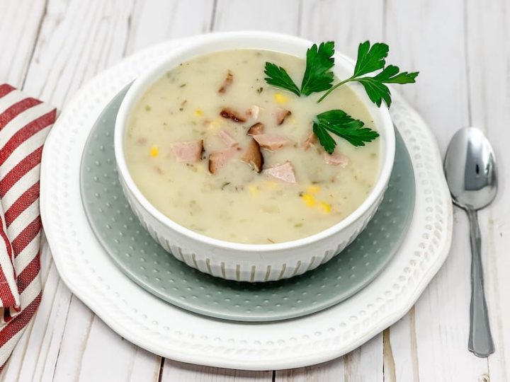 Ham and Corn Chowder Using Up a Leftover Ham Bone Simply JAD